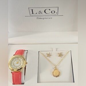 ⚓️BEAUTIFUL L & CO. WATCH & JEWELRY SET⚓️